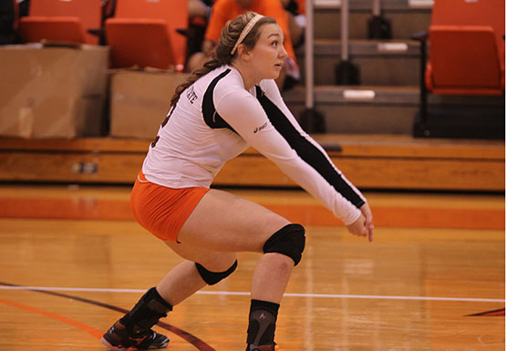 Sophomore Rachelle Kelchin was fourth on the Bengals with 269 digs last season.