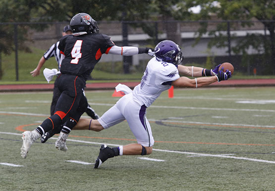 Bengals struggle on both sides; fall to Cortland, 38-12