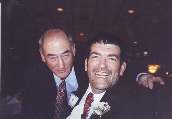 Donald OBrien and his son Mike, for whom OBrien served as primary caretaker.