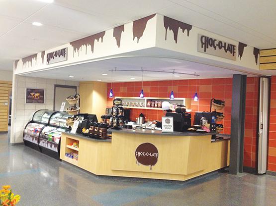 New dining option Choc-O-Late located in the Technology Building.