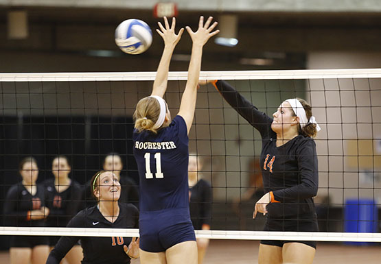 Jessica Crooks had 38 kills in the Bengals five victories last week, including a team-high 11  against Plattsburgh.