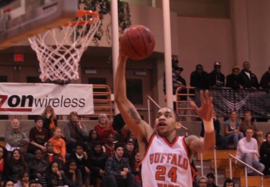 Justin Mitchell is leading Buffalo State with 16.5 points per game this season.