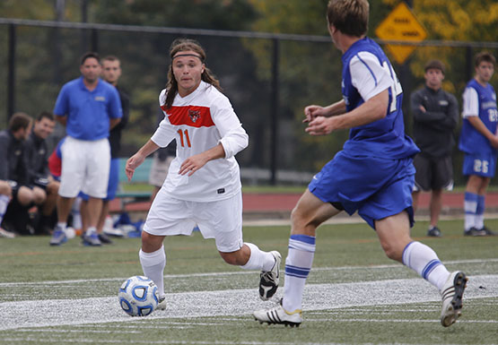 A goal in the 83rd minute sank the Bengals in their SUNYAC quarterfinal game Saturday.