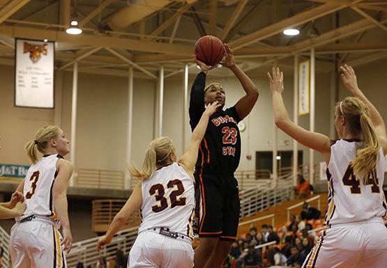 Bianca Smiley had six points and six rebounds Saturday in Buffalo States 91-72 win over RIT.