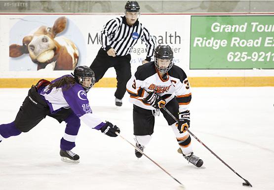 Kara Goodwin had one assist last weekend in Buffalo States two loses to SUNY Canton.