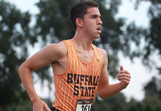 Kyle Foster gad the best time (26:54) of any Buffalo State runner on Saturday
