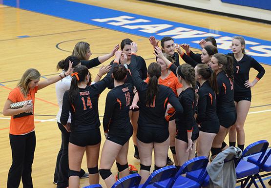 The womens volleyball team lost to Chicago in four sets in the first round of the NCAA tournament. 