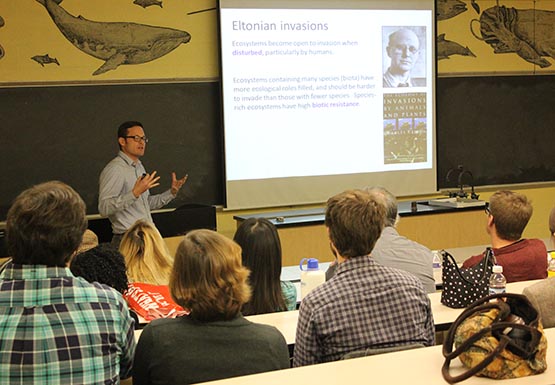 Talking invasive species with Jason Fridley, an associate professor of biology at Syracuse University. 