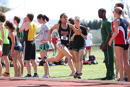 Sophomore Sasa Vann led the Bengals track team, breaking her own school record in the 400m dash by nearly two seconds (56.82)