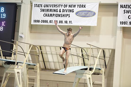 Diver Alec Fleet will compete at the national championships in Indianapolis. 