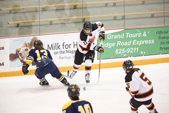 Nikki Kirchberg assisted on the Bengals’ lone goal against Oswego.