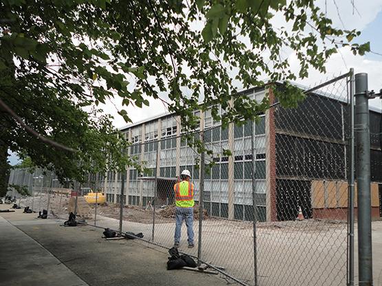 Caudell Hall was closed for construction earlier this summer. It is expected to reopen in fall 2016 with new classrooms and labs.