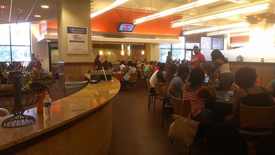 In Resident Dining, Bengal Bucks provide a safety net if a student runs out of meals during the semester. Resident Dining is only one of many on campus venues where students can use Bengal Bucks.