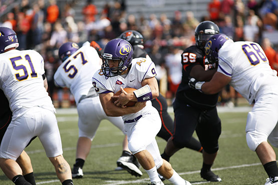 The Bengals held Alfred to 3.0 yards-per-carry, but allowed the Saxons to convert 52 percent on third or fourth downs.