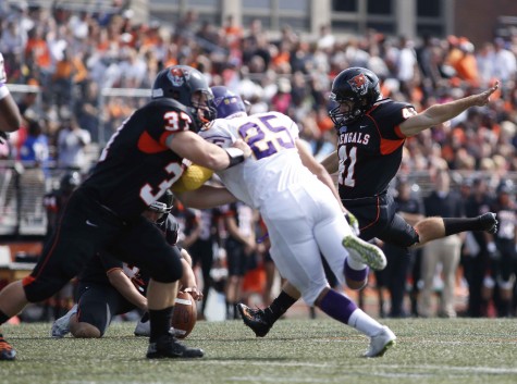 Junior kicker Marc Montana needs just three field goals to a break a 30-year old school for field goals in a single season.