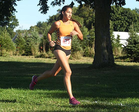 Sabrina Brooks Brooks led the women's team  with a time of 23:20 and finishing 23rd out of the 309 runners.