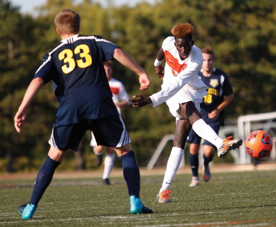 Freshman Bass Sarr leads the Bengals with four goals this season. 
