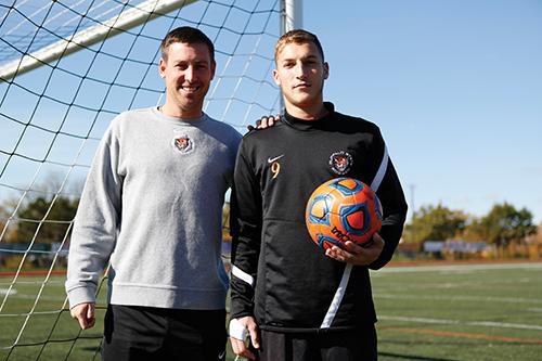 Soccer brought Mark Howlett into Luke Pavone's family, and Howlett welcomed Pavone into Buffalo State's soccer family after he left U. Mass. 