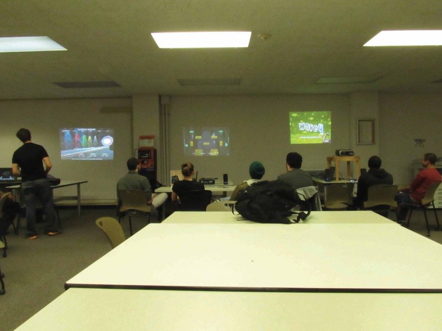 The Game as Culture and Career four-day event in the library included a game and game demo night.