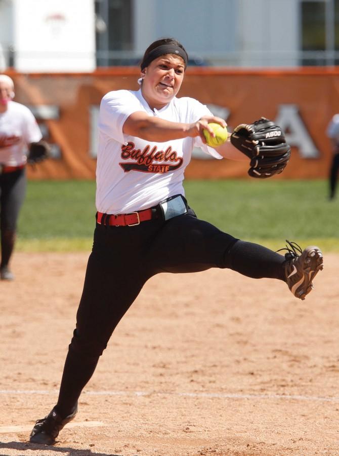 Senior pitcher Lexi haley has pitched at team-high 70 innings in fourteen games this season