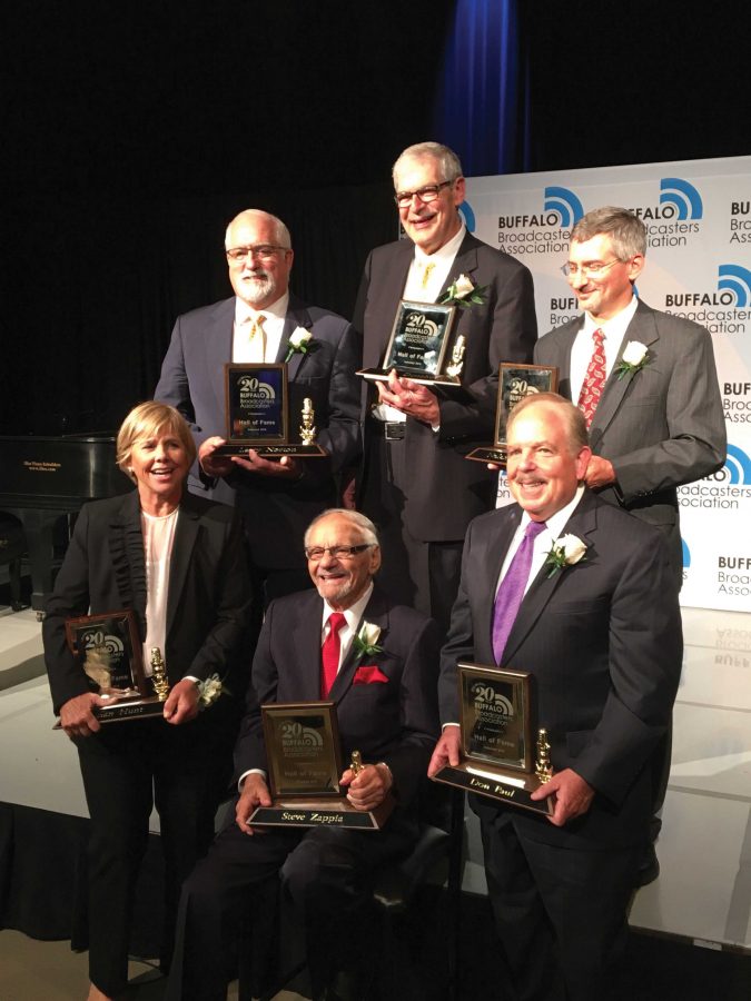 Tom McCray (top center) was inducted into the Associations Hall of Fame Thursday night.