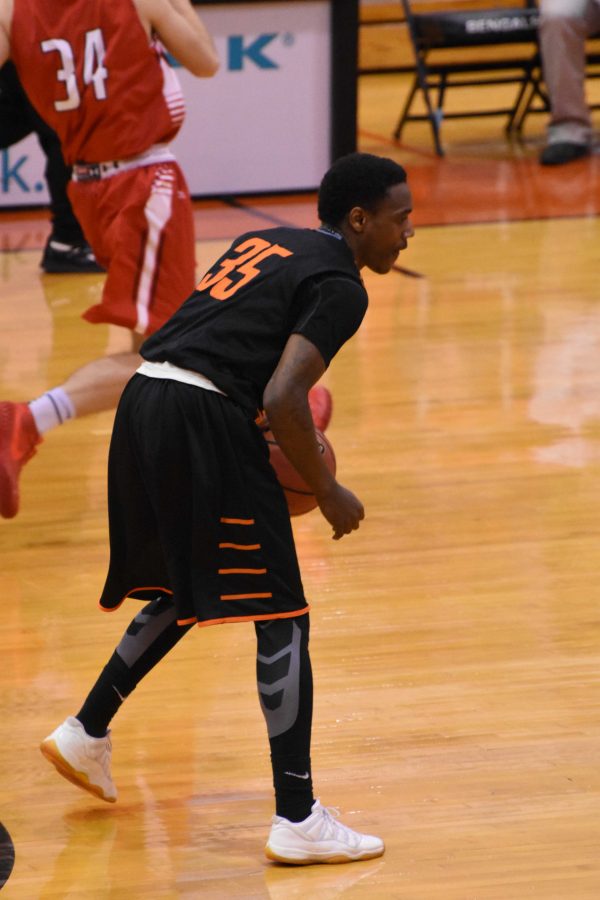 Senior Lovell Smith led the Bengals Tuesday with 18 points and nine rebounds in the win over Cortland.