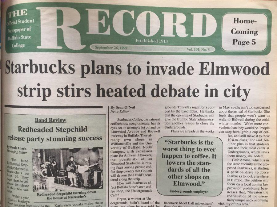 This 1997 story in The Record documents the decades-long fight against the commercialization of Elmwood Village