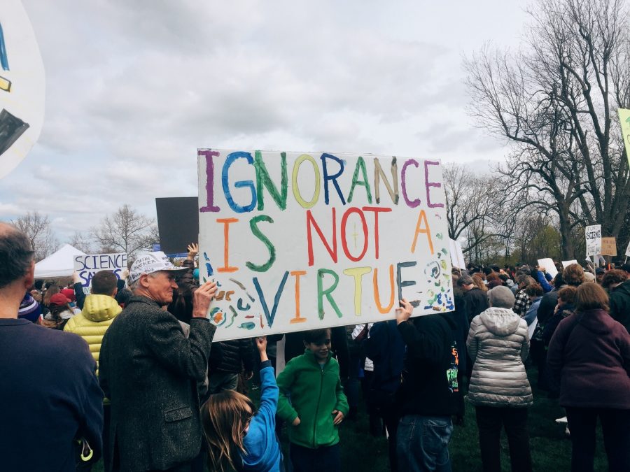 Buffalo joins together to Make America Think Again at the March for Science