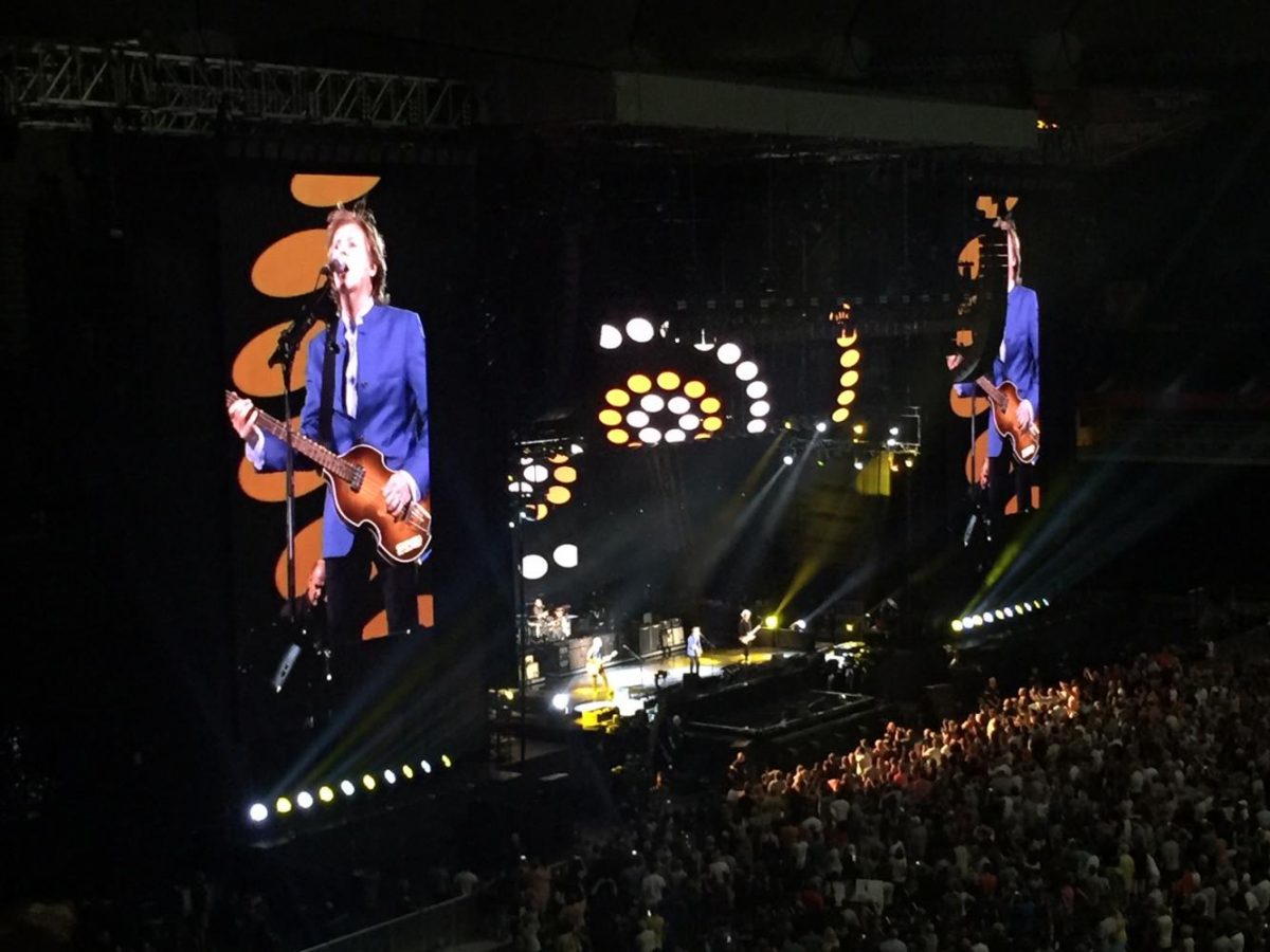 McCartney%2C+75%2C+played+a+setlist+filled+with+greatest+hits+and+personal+favorites+to+a+packed+crowd+at+the+Carrier+Dome+in+Syracuse.