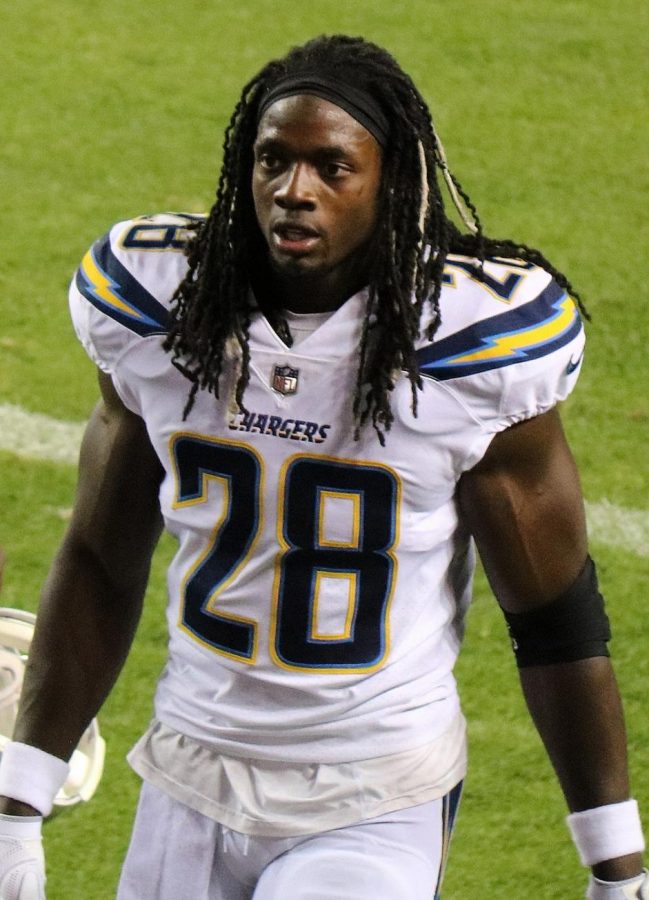 Melvin+Gordon+suffered+a+MCL+sprain+in+the+Chargers+blowout+win+over+the+Cardinals