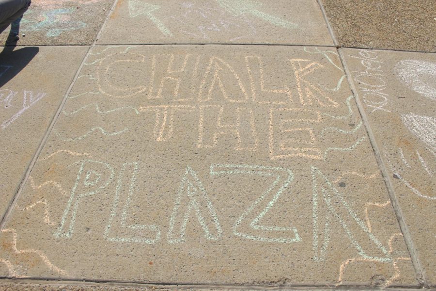 chalk the plaza