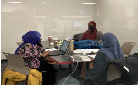 SUNY Buffalo State College students study at the E.H. Butler Library.