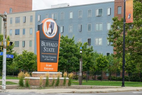 Buffalo State College, Grant Street at Rockwell Road.