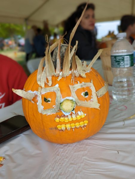 The pumpkin decorating contest is a tradition at The Great Pumpkin Farm.