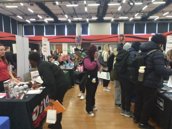 Students explored opportunities at Buffalo States Job and Internship Fair.