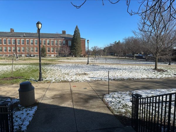 March on the Buffalo State campus is looking frosty. 
