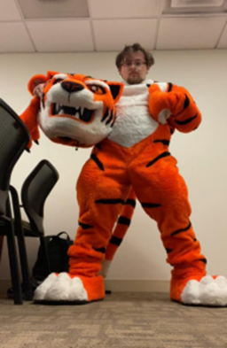 Mascot photo at Buffalo State University