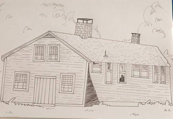 The Conjuring House, drawn by Cooper Shreves