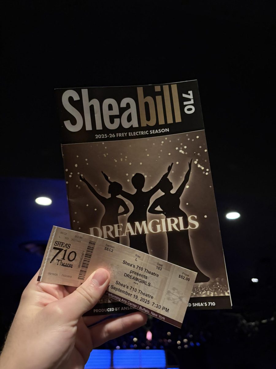 Official Sheabill and ticket for Dreamgirls.