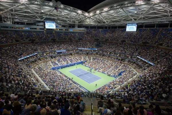 Main court at Arthur Ashe Stadium