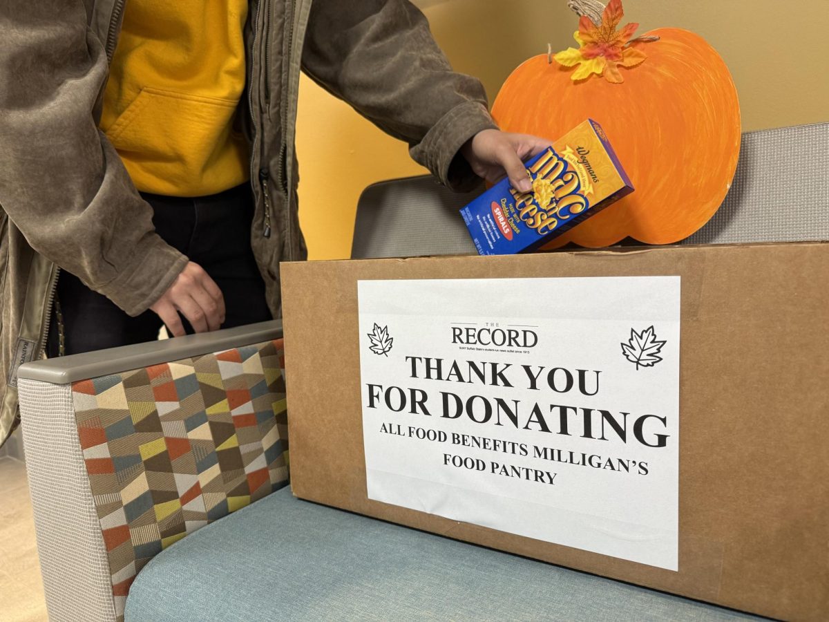 The donation box outside of our office!