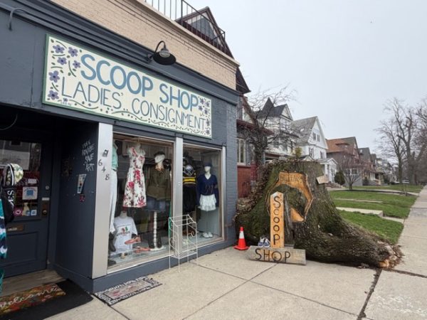 Scoop Shop's storefront on Auburn Ave. 